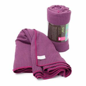 GRIP² jógatörölköző - Bi-color - Purple Aubergine - Bodhi kép