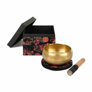 Indiai Hangtál OM gravírozással - 15 cm - Bodhi kép