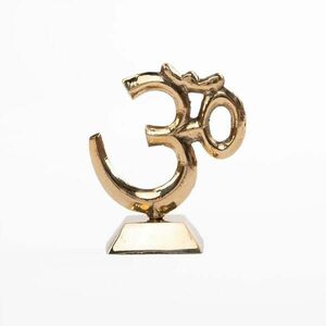 OM szobor - Rézből, kézzel készült - 9 cm - Bodhi kép