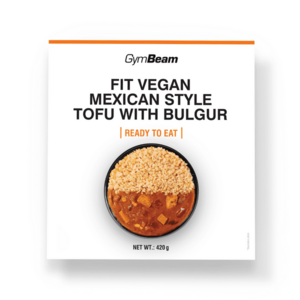 GymBeam FIT Vegán tofu bulgurral mexikói módra kép
