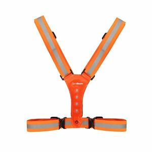 GymBeam Fényvisszaverő futómellény Orange kép