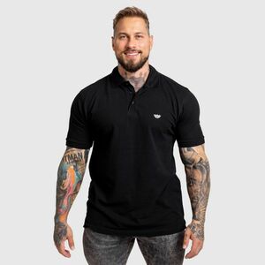 Férfi pólóing Iron Aesthetics Pique, fekete kép