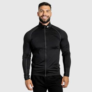 Férfi cipzáros pulcsi Iron Aesthetics Stride, fekete kép