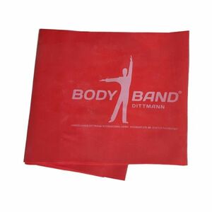 Body-Band 2, 5 m erősítő gumiszalag, piros, piros kép