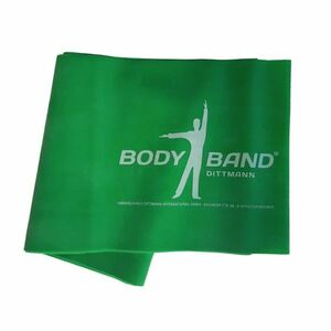 Body-Band 2, 5 m erősítő gumiszalag, zöld, zöld kép