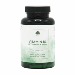 B3-vitamin (nicotinamid) 500mg 120db kapszula – G&G kép