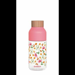BPA mentes műanyag kulacs ICE Pink Flower 570ml - Quokka kép