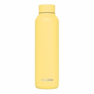 Hőtartó fémkulacs SOLID - LIght Yellow 630ml - Quokka kép