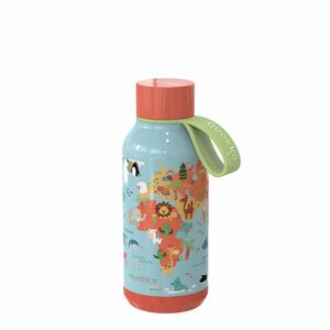 Hőtartó fémkulacs pánttal SOLID KIDS - Map of Life 330ml - Quokka kép