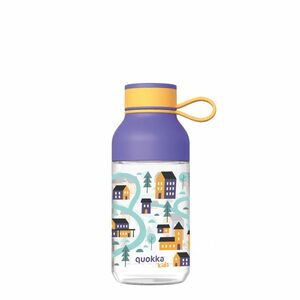 BPA mentes műanyag kulacs pánttal ICE KIDS - Town 430ml - Quokka kép