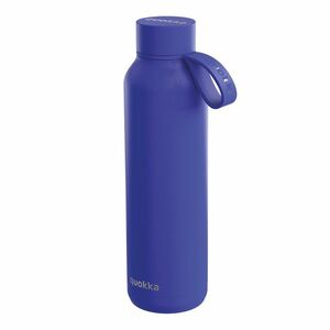 Hőtartó fémkulacs pánttal SOLID - Dusk Blue 630ml - Quokka kép