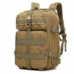 Dragowa Tactical vízálló taktikai hátizsák 45L, khaki színben kép
