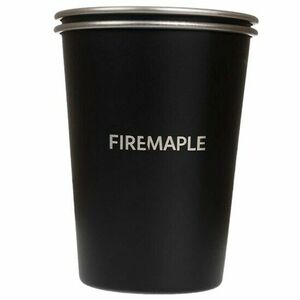 Fire Maple Rozsdamentes acél poharak 2 db Antarctic 350 ml, fekete kép