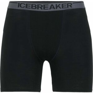 Icebreaker Férfi hosszú boxeralsó Anatomica, fekete kép