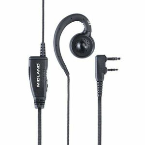 Midland Headset MA29-LK PTT-vel és 2-pin Kenwood csatlakozóval kép