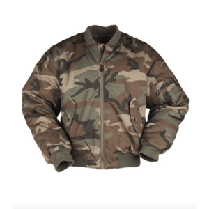 Mil-tec MA1 bomber dzseki, woodland kép