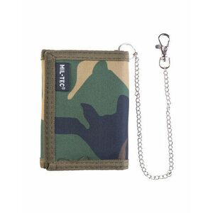 Mil-tec pénztárca lánccal - woodland kép