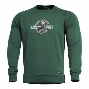 Pentagon Férfi kapucni nélküli pulóver Lone Wolf, springbok zöld kép