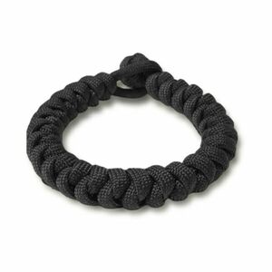 WARAGOD Paracord karkötő állítható zárral, fekete, Ectar, fekete kép