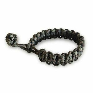 WARAGOD Paracord karkötő, állítható kapoccsal Ilmë, terepszínű zöld kép