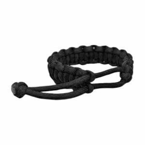 WARAGOD Paracord karkötő, állítható kapoccsal Ilmë, fekete kép