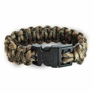 WARAGOD Paracord karkötő műanyag klipsz Corna, terepszínű prérifarkas kép