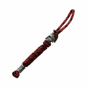 WARAGOD Paracord spártai kulcstartó Nénar, piros kép