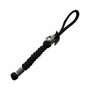 WARAGOD Paracord spártai kulcstartó Nénar, fekete kép
