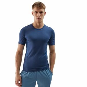Rövid ujjú férfi edzőing 4F TSHIRT FNK-WSS24TFTSM600-32S-DENIM kép