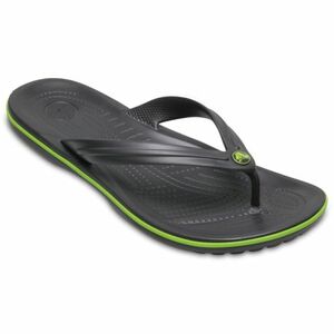 Flip papucs (strandcipő) CROCS Crocband Flip graphite volt green kép