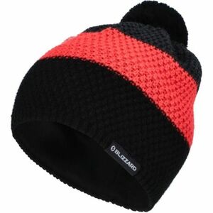 Téli sapka BLIZZARD Silvretta, black cherry red grey kép