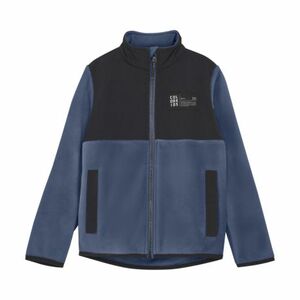 Junior polár pulóver cipzárral COLOR KIDS Fleece Jacket -741809.7150-Vintage Indigo kép