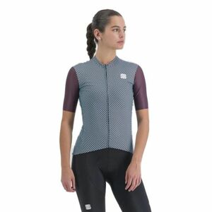 Rövid ujjú női kerékpáros mez SPORTFUL Checkmate w jersey, huckleberry blue radiance kép