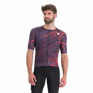 Rövid ujjú férfi kerékpáros mez SPORTFUL Cliff supergiara jersey, nightshade kép