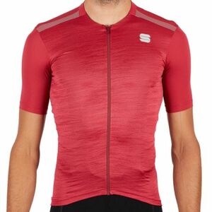 Rövid ujjú férfi kerékpáros mez SPORTFUL Supergiara jersey, red rumba kép