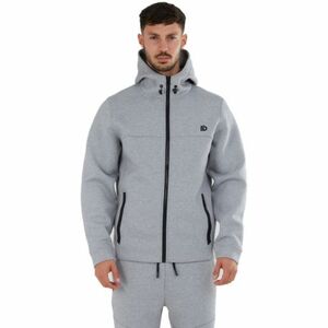 Hőszigetelt kapucnis férfi pulóver FUNDANGO Hamal Tech Hoodie-745-grey heather kép