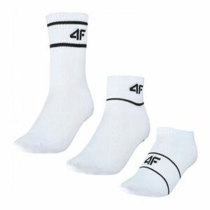 Zokni 4F 3 PACK - SOCKS CAS-WMM00USOCU449-10S-WHITE kép