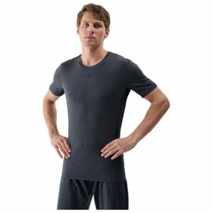 Rövid ujjú férfi edzőing 4F TSHIRT FNK-WSS25TFTSM1345-22M-ANTHRACITE MELANGE kép