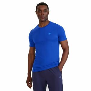 Rövid ujjú férfi futópóló 4F TSHIRT FNK-WSS25TFTSM1262-36S-COBALT kép