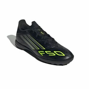 Férfi futballcipő gyep ADIDAS F50 League M TF core black iron metallic lucid lemon kép