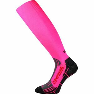 Női futó kompressziós térdzokni VOXX 1 PACK-Flex-neon pink kép