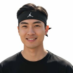 Fejpánt NIKE JORDAN PS ADJ HEADBAND BK WH kép
