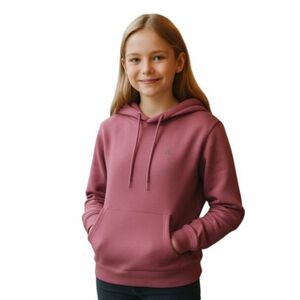 Lányka meleg kapucnis pulóver 4F JUNIOR SWEATSHIRT F1953-4FJWAW25TSWSF1953-50S-DARK VIOLET kép