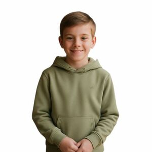 Fiú hőszigetelt kapucnis pulóver 4F JUNIOR SWEATSHIRT M1945-4FJWAW25TSWSM1945-42S-LIGHT GREEN kép