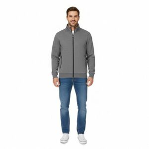 Férfi pulóver cipzárral VOLCANO B-LIPSO-702M-GREY MEL kép