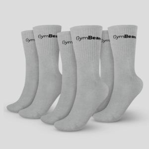 GymBeam 3/4 Socks 3Pack zokni Grey kép