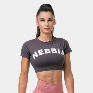 Sporty Hero Marron női crop top - NEBBIA kép