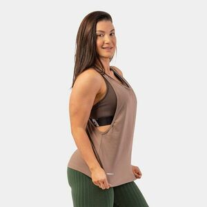 Loose Cross Back női atléta Brown - NEBBIA kép