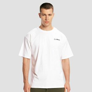 GymBeam Limitless Oversized T-Shirt White kép