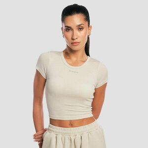 GymBeam Women‘s Aura Cropped T-Shirt Grey kép